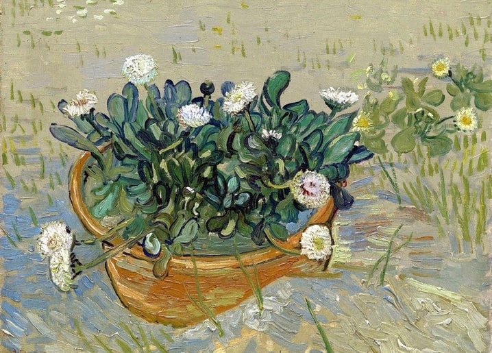 van gogh painting postcard