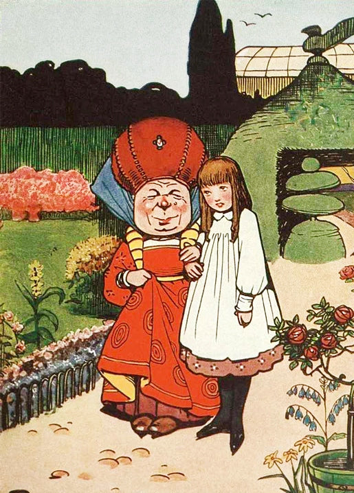 vintage illustrations of Alice in Wonderland