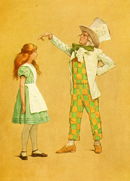 vintage illustrations of Alice in Wonderland