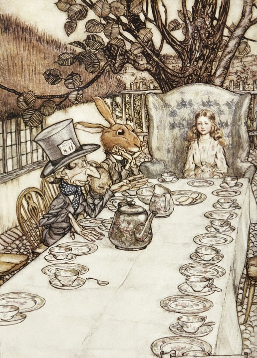 vintage illustrations of Alice in Wonderland