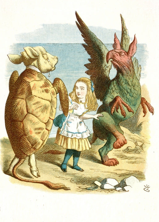 vintage illustrations of Alice in Wonderland