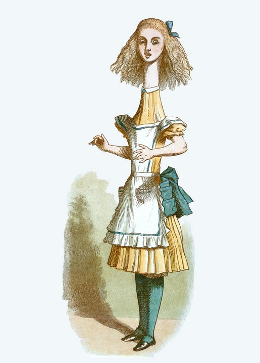 vintage illustrations of Alice in Wonderland