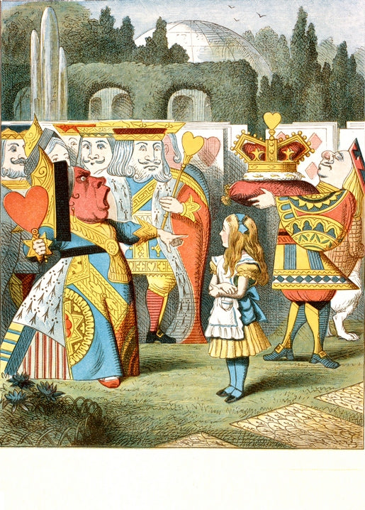 vintage illustrations of Alice in Wonderland