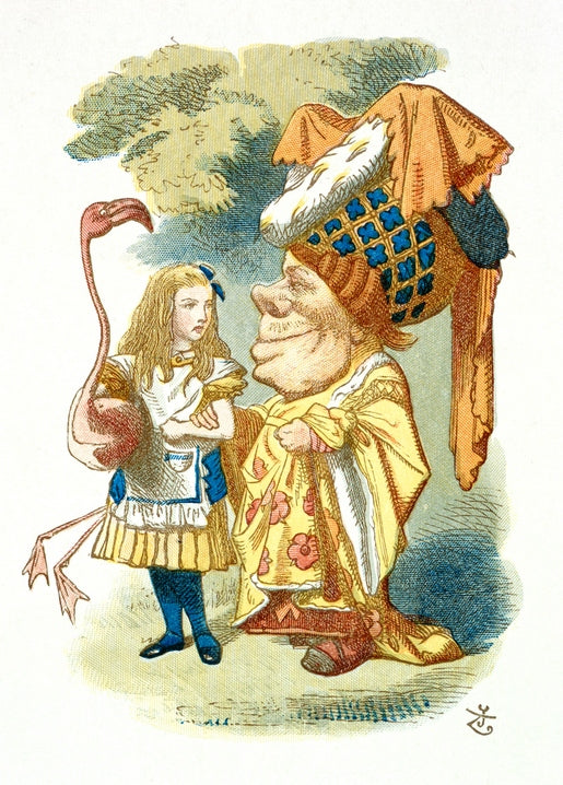 vintage illustrations of Alice in Wonderland