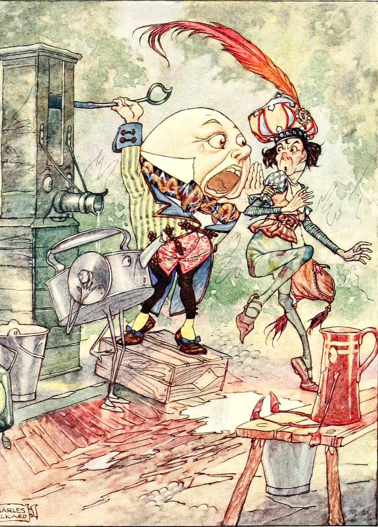 vintage illustrations of Alice in Wonderland