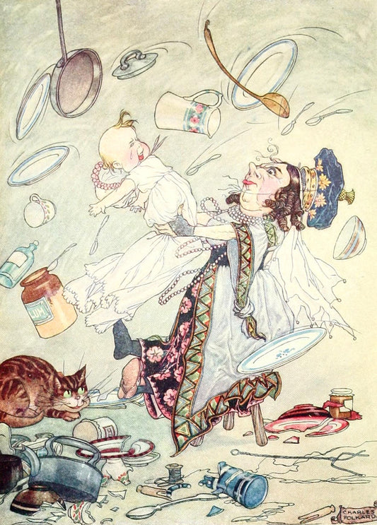 vintage illustrations of Alice in Wonderland