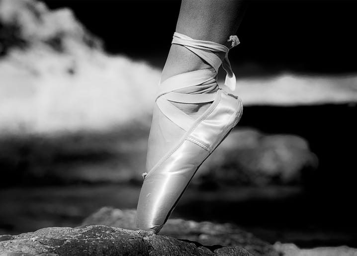 Black and white card