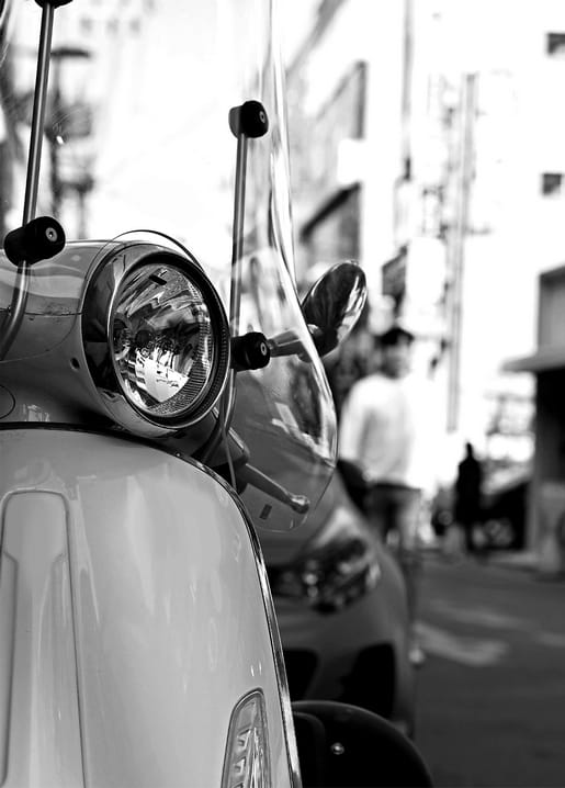 Black and white card