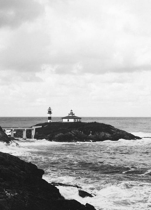 Black and white card