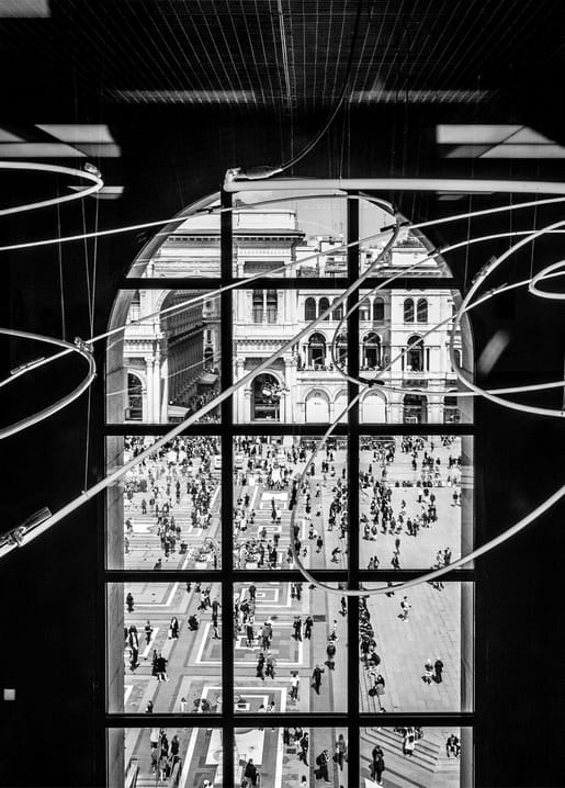 Black and white card