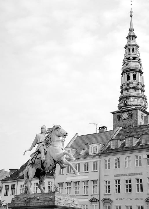 Black and white card