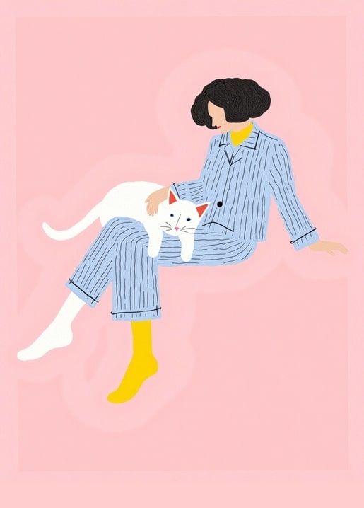 cat art illustration