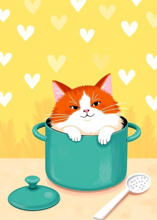 cat art illustration