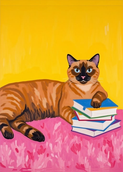 cat art illustration