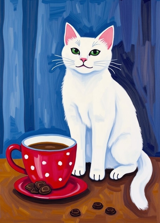 cat art illustration