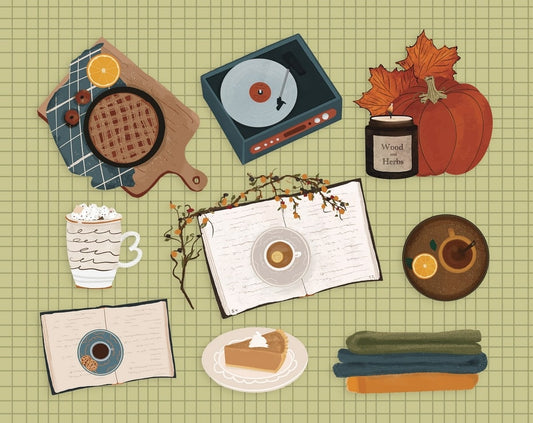 Фігурні листівки "Cozy Autumn"