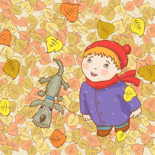 "Autumn Mood" Postcard