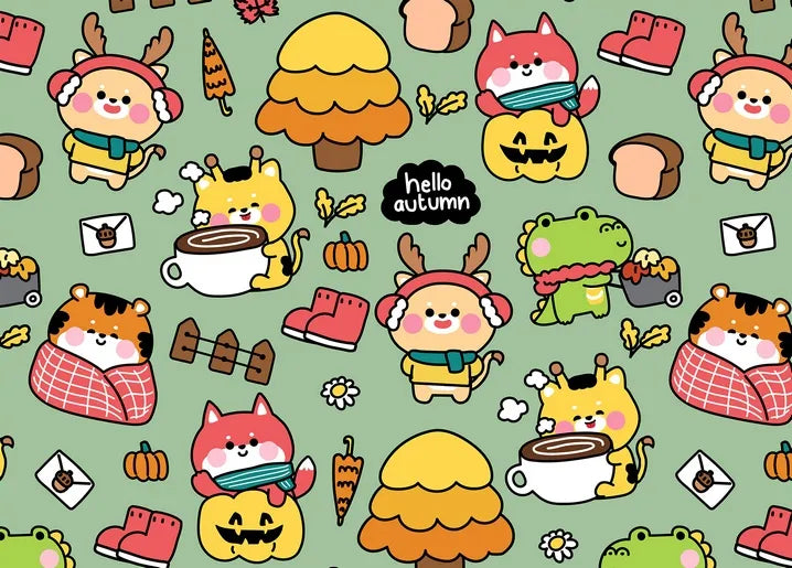 "Autumn Mood" Postcard