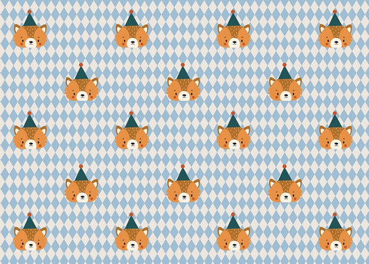cute kawaii illustration postcard