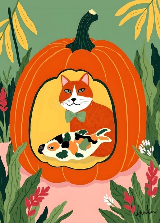 frida kahlo illustration postcard