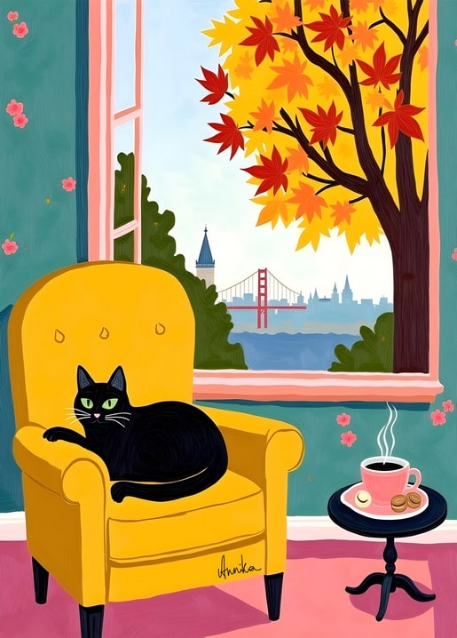 frida kahlo illustration postcard