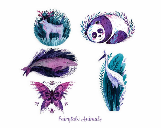 Фігурні листівки Fairytale Animals