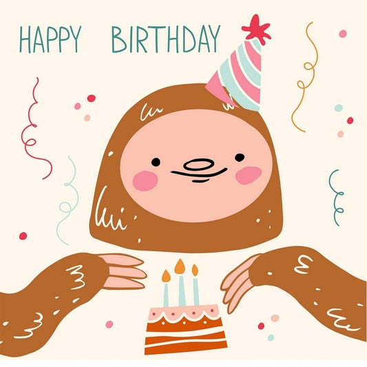 happy birthday postcard