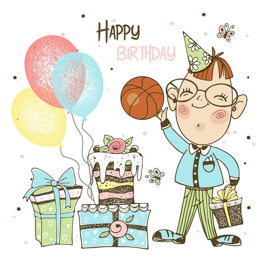 happy birthday postcard