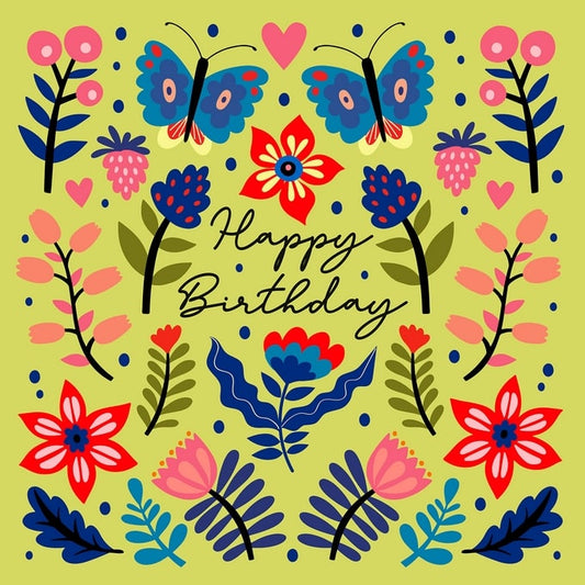 happy birthday postcard