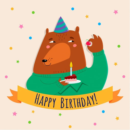 happy birthday postcard