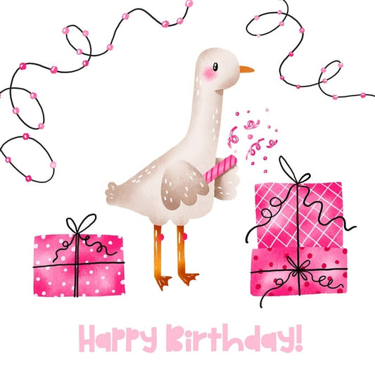 happy birthday postcard