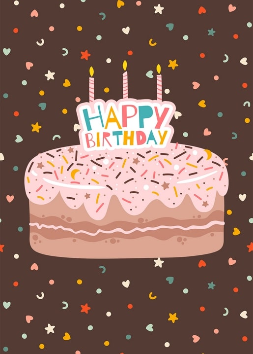 happy birthday postcard