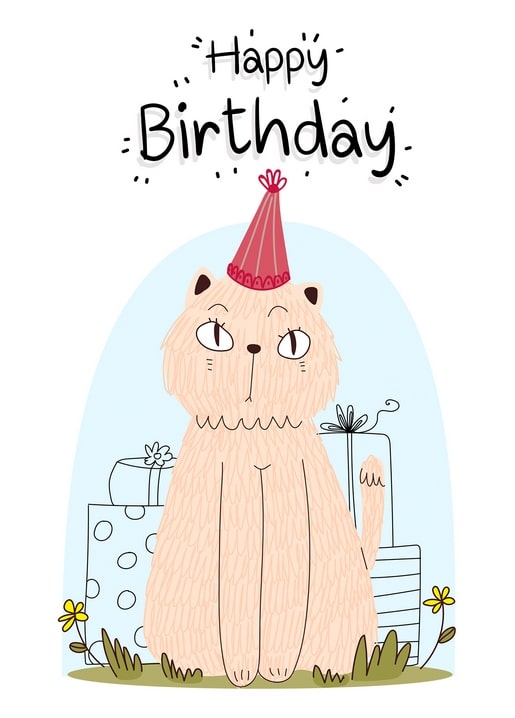 happy birthday postcard