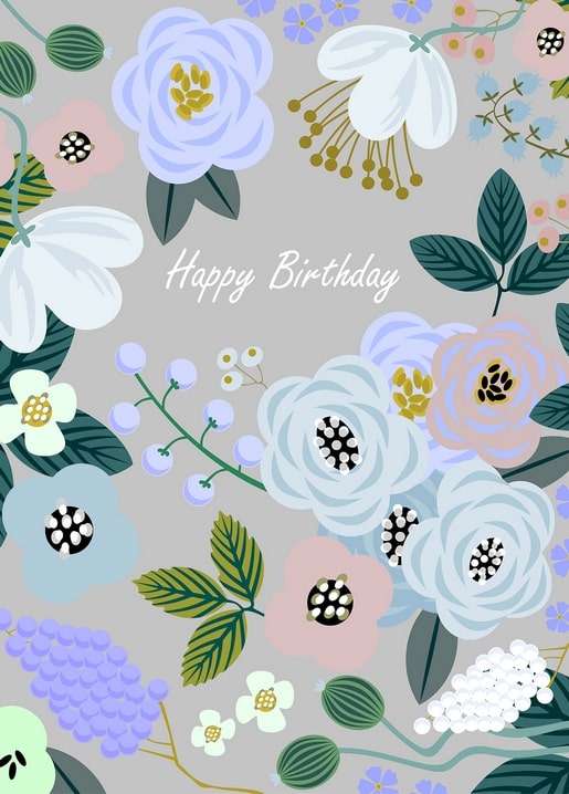 happy birthday postcard