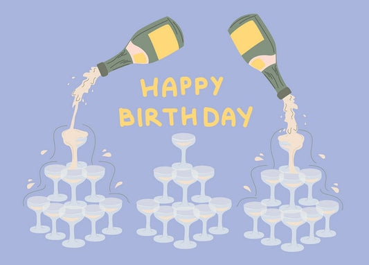 happy birthday postcard