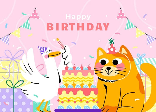 happy birthday postcard