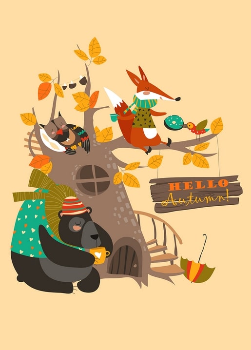 autumn illustrations