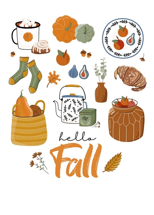 autumn illustrations