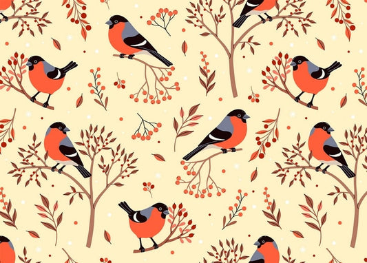 christmas illustration postcard