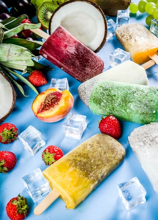 Eis-Postkarte