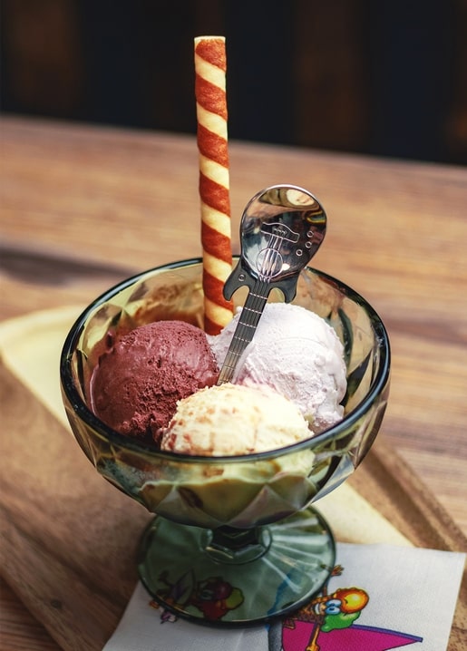 Eis-Postkarte