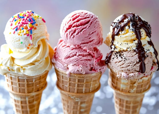 Eis-Postkarte