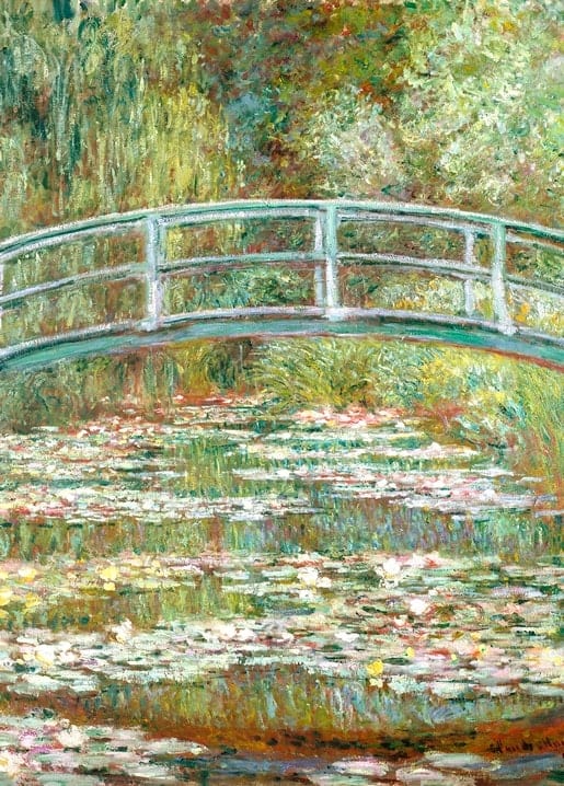 Картина Моне «Місток над ставком з лататтям», 1899 рік, Живерні