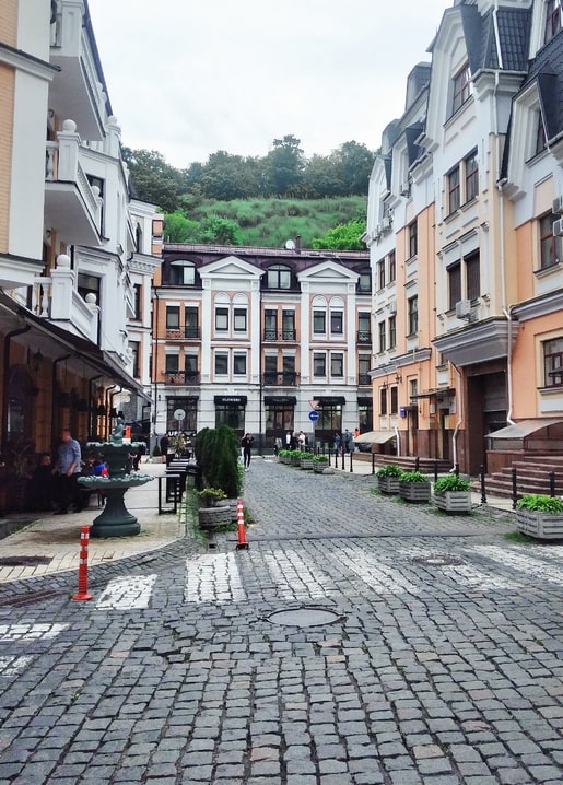 Photographic postcard — Vozdvizhenka, Kyiv. My Kyiv! series by Zolota Ptakha