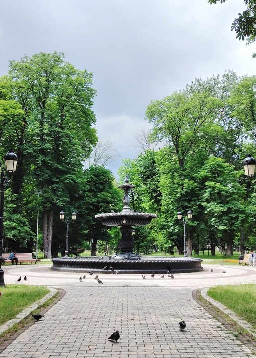 Photographic postcard — Mariinsky Park, Kyiv. My Kyiv! series by Zolota Ptakha
