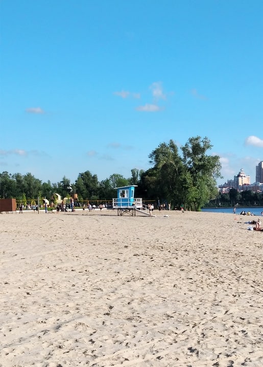 Photographic postcard — Obolon Island, Kyiv. My Kyiv! series by Zolota Ptakha
