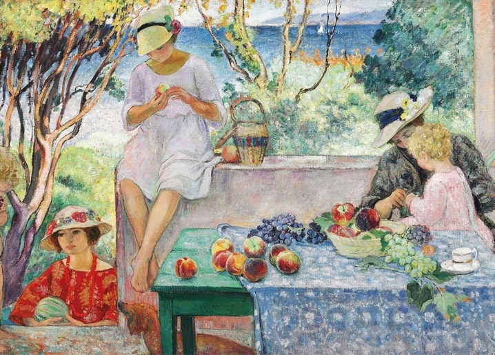 paintings by French impressionist Henri Lebasque