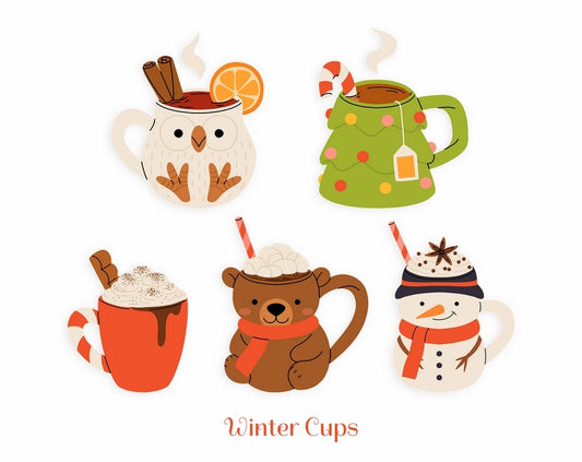 Фігурні листівки Winter cups