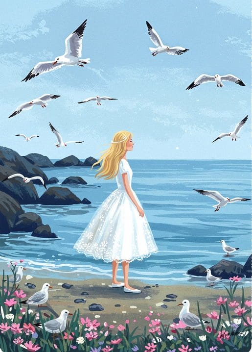 original spring postcards