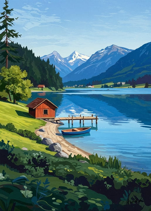 original spring postcards